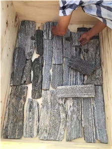 Grey Slate Stacked Stone for Wall Cladding