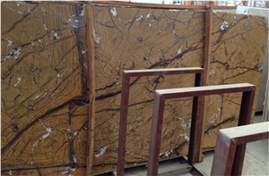 Rain Forest Gold Marble Bathroom Tiles