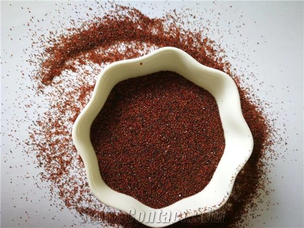 Red Garnet 80 Mesh Waterjet Cutting Garnet Sand