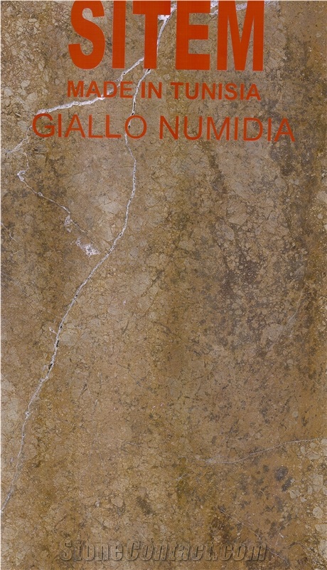 Giallo Numidia Marble Slabs, Tiles