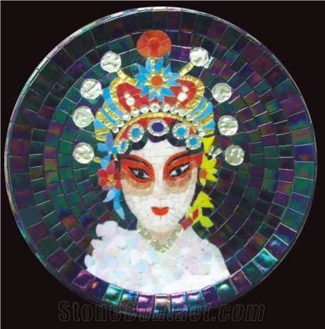 Art Glass Mosaic Design Simple House Decoration