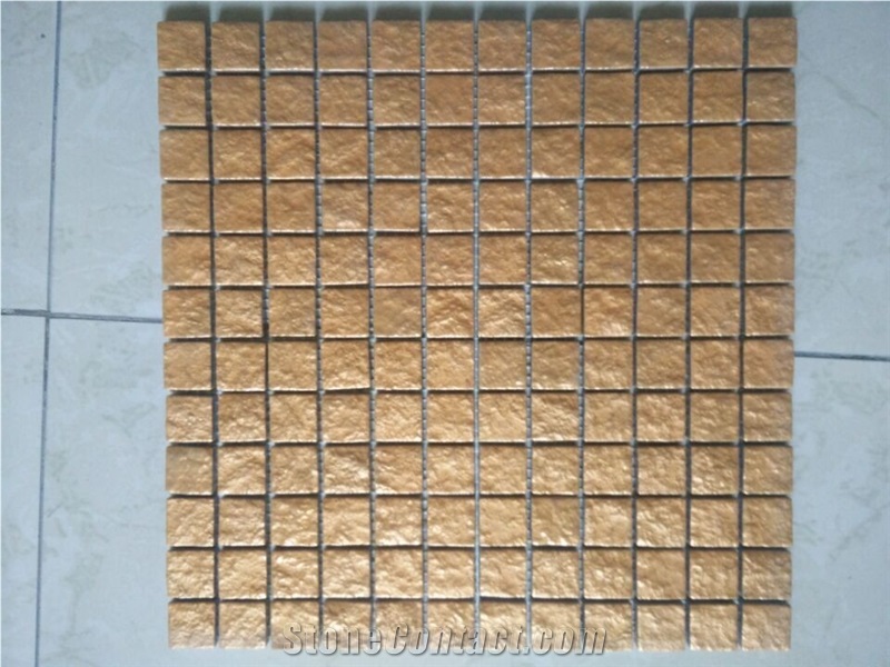 Art Pattern Design Brick Floor Glass Mosaic Tiles