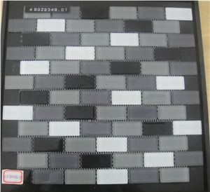 Art Pattern Design Brick Floor Glass Mosaic Tiles