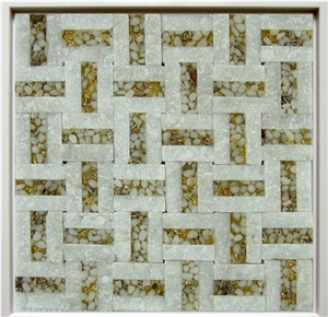Bathroom Kitchen Of Stone Stainless Mosaic Tiles