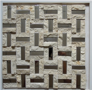 Bathroom Kitchen Of Stone Stainless Mosaic Tiles