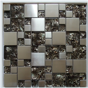 Bathroom Kitchen Of Stone Stainless Mosaic Tiles
