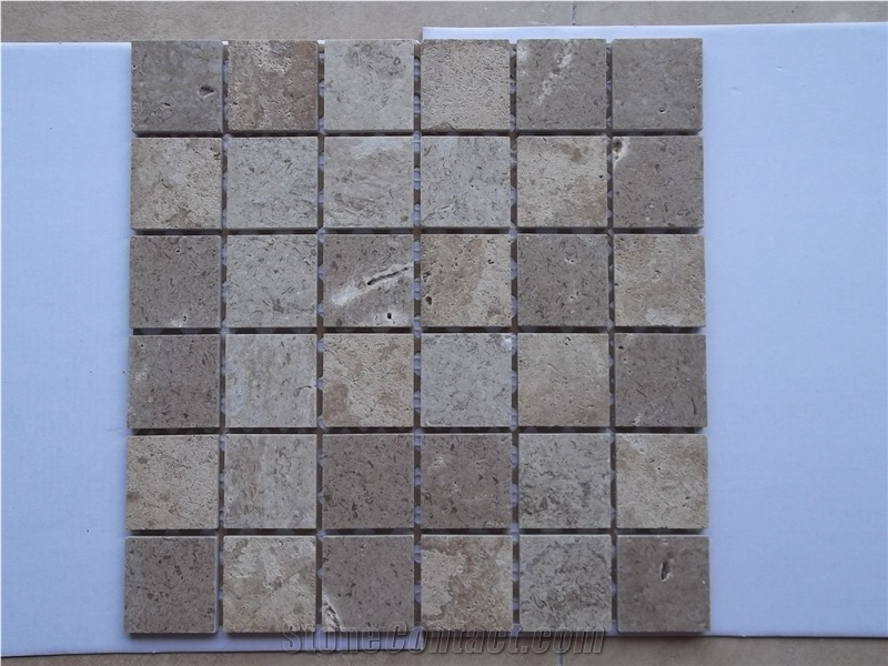 Beautiful Natural Travertine Mosaic for Kitchen