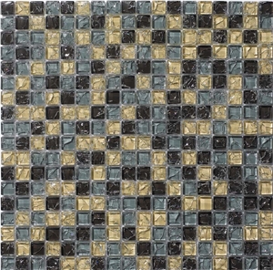 For Hotel Decoration Stone Crystal Mosaic Tiles