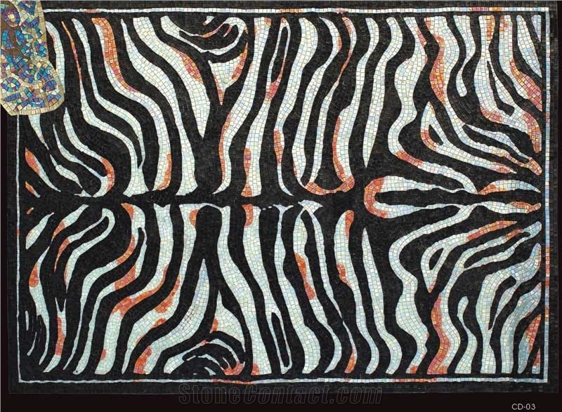 Glass Mosaic Design Simple Art House Decoration