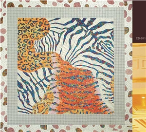 Glass Mosaic Design Simple Art House Decoration