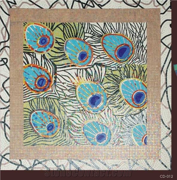 Glass Mosaic Design Simple Art House Decoration