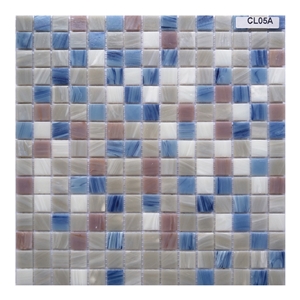 Glass Mosaic Tiles Artificial Kitchen Pool Design