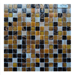 Glass Mosaic Tiles Artificial Kitchen Pool Design