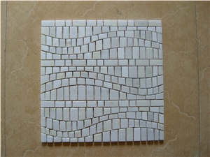 Grey Marble Natural Stone Mosaic Floor Tiles