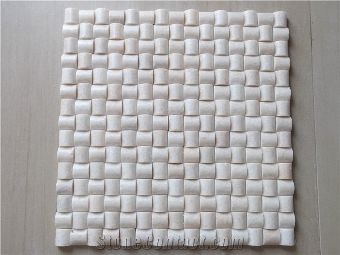Natural Stone Marble Design Brick Wall Mosaic Tile