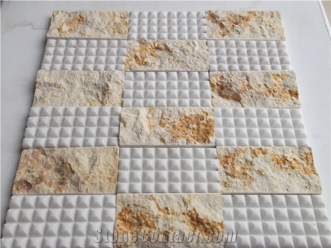 Natural Stone Pattern Design Art Wall Mosaic Tile