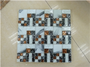 Simple Design China Stone Crystal Mosaic Tiles