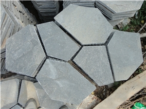 Slate Flagstone Courtyard Flooring Paving Pattern