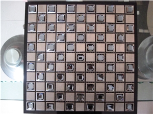 Stainless Mosaic Tiles Home Hotel Decoration Stone