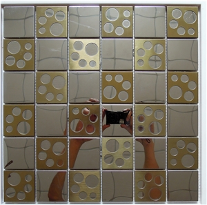 Stone Stainless Mosaic Tile for Bathroom Kitchen
