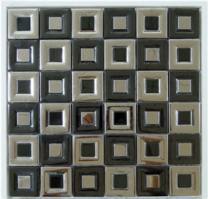 Stone Stainless Mosaic Tile for Bathroom Kitchen