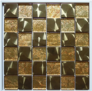 Stone Stainless Mosaic Tile for Bathroom Kitchen