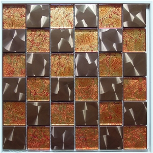 Stone Stainless Mosaic Tile for Bathroom Kitchen