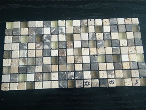Stones Design Glass Mosaic Tiles for Backsplash