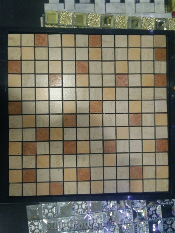 Stones Design Glass Mosaic Tiles for Backsplash