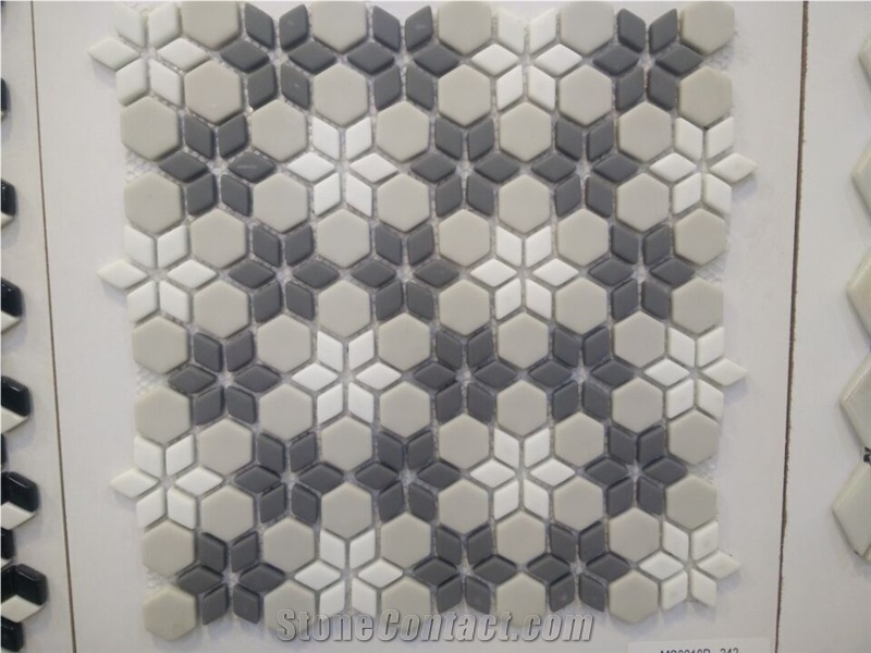 Stones Design Glass Mosaic Tiles for Backsplash