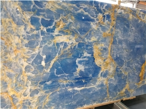 Blue Sky Backlit Onyx Slab