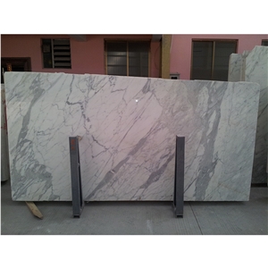 Calacatta White Marble Flooring Tiles