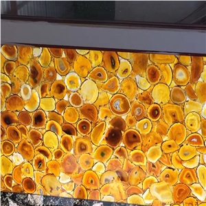 Gemstone Polished Agate Slabs for Tables