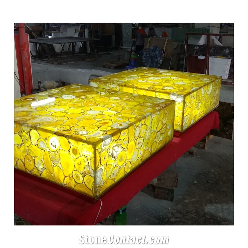 Gemstone Polished Agate Slabs for Tables