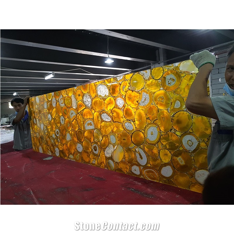 Gemstone Polished Agate Slabs for Tables