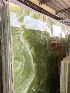 Mexico Jade Green Onyx Tiles Slabs
