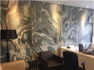 Norwegian Green Marble Tile Walling