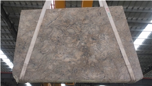 Turkey Pink Poymer Marble Stone Slab