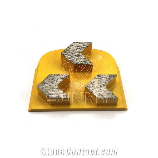 Arrow Segments Diamond Grinding Shoes Tools Lavina