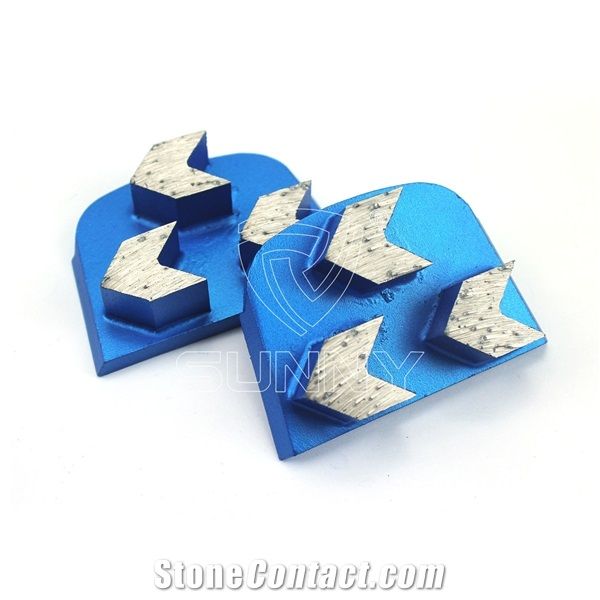 Arrow Segments Diamond Grinding Shoes Tools Lavina