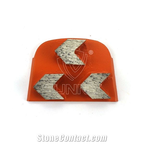 Arrow Segments Diamond Grinding Shoes Tools Lavina