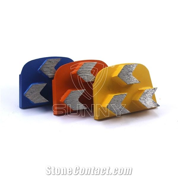 Arrow Segments Diamond Grinding Shoes Tools Lavina