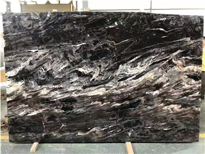 Blue Black Palissandro Book Matched Polished Slab