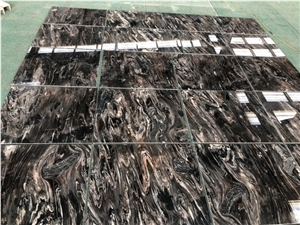 Blue Black Palissandro Book Matched Polished Slab
