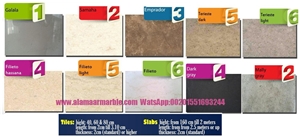 Multicolor Marble Tiles & Slabs