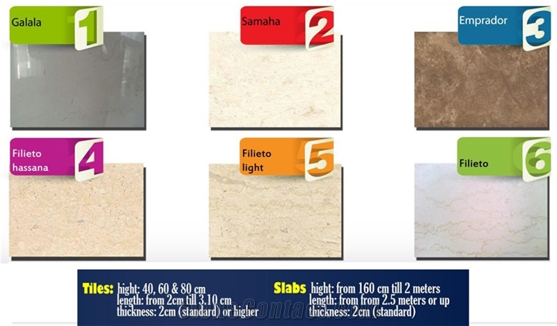 Stone Tiles&Slabs Marble Tiles & Slabs