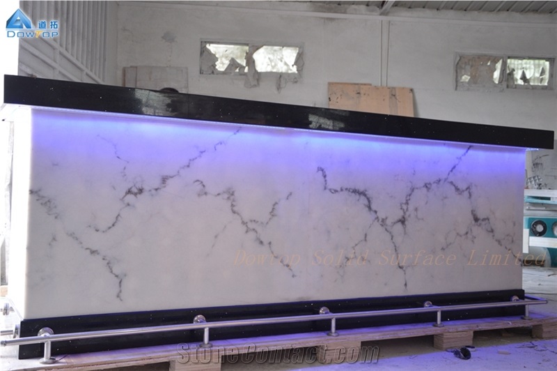 Artificial Stone Countertop Restaurant Bar Counter