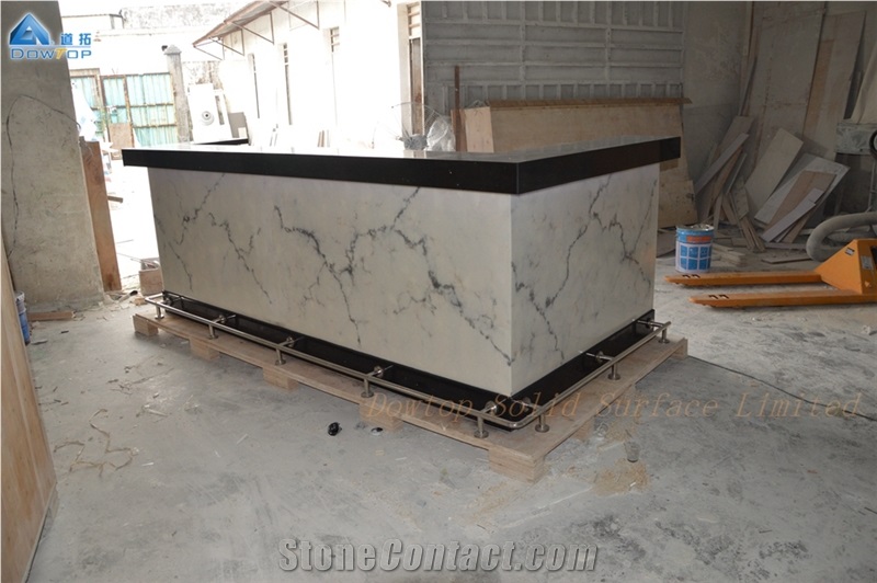 Artificial Stone Countertop Restaurant Bar Counter