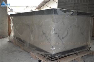 Black Restaurant Bar Counter Quartz Countertop