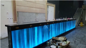 Custom Luxury Illuminated Club Bar Countertops